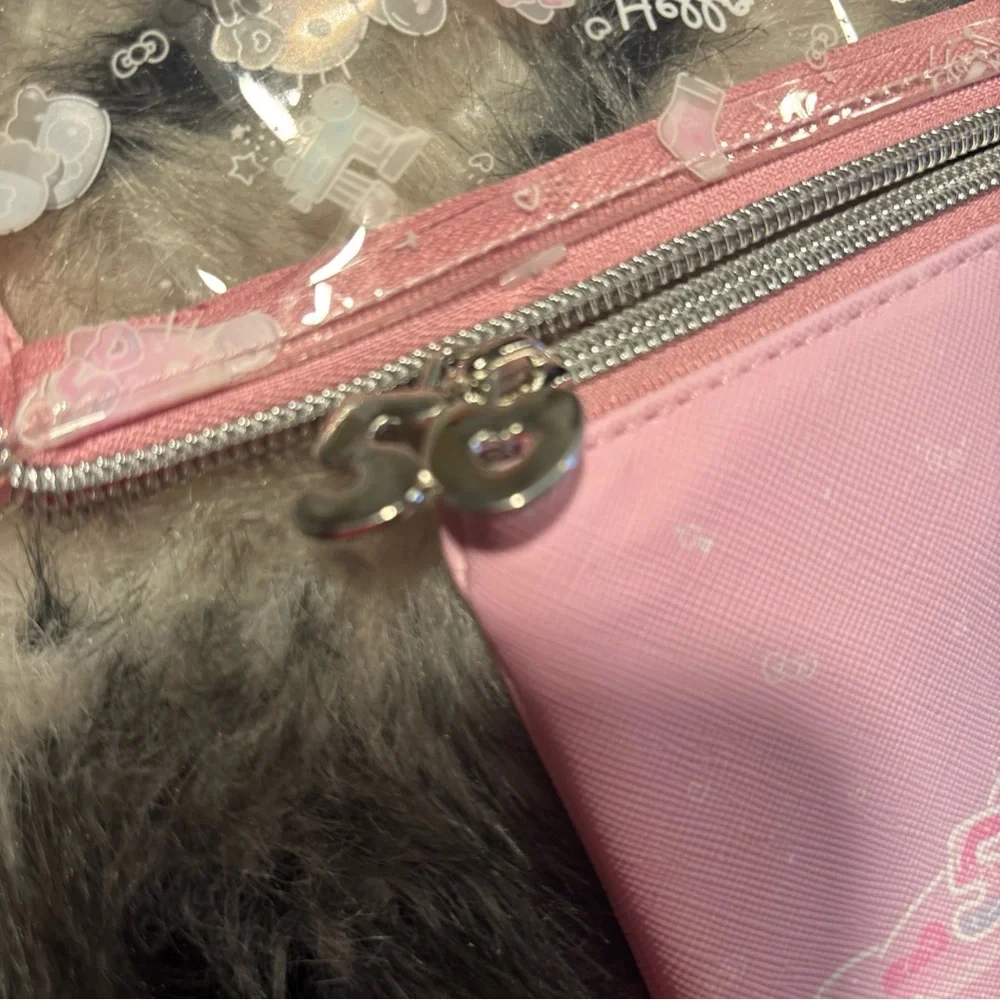 Hello Kitty Pink and Purple Cosmetic Bag